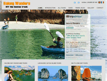 Tablet Screenshot of halongwonders.com